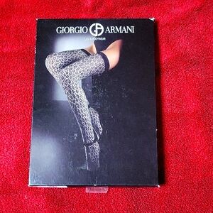 Vintage, Wolford/Giorgio Armani Tests di Moro stay ups leopard print